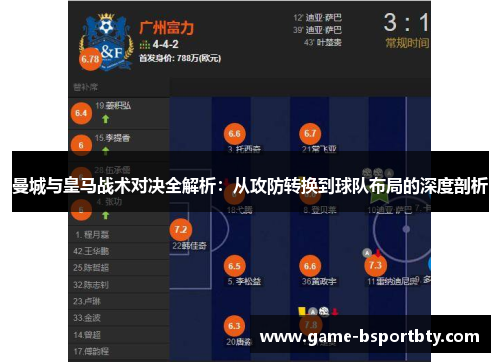 曼城与皇马战术对决全解析：从攻防转换到球队布局的深度剖析