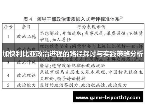 加快利比亚政治进程的路径探讨与实践策略分析